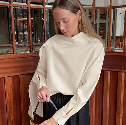 Blouse asymétrique à lien