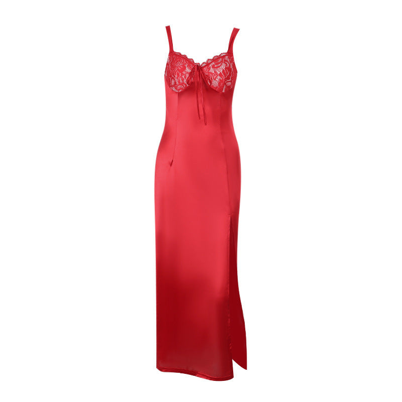 Robe GIOVANNA en satin sans manches