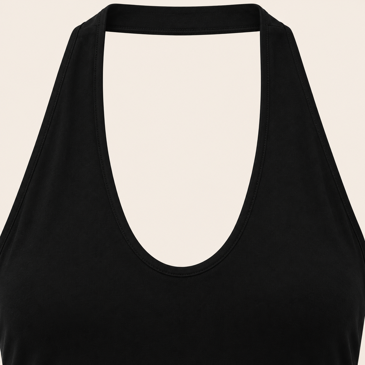 Robe longue dos nu — détail du vêtement